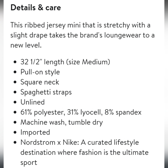 Nike Chill Knit Ribbed Minidress, Lavender/Black Nike x Nordstrom - Picture 2 of 12